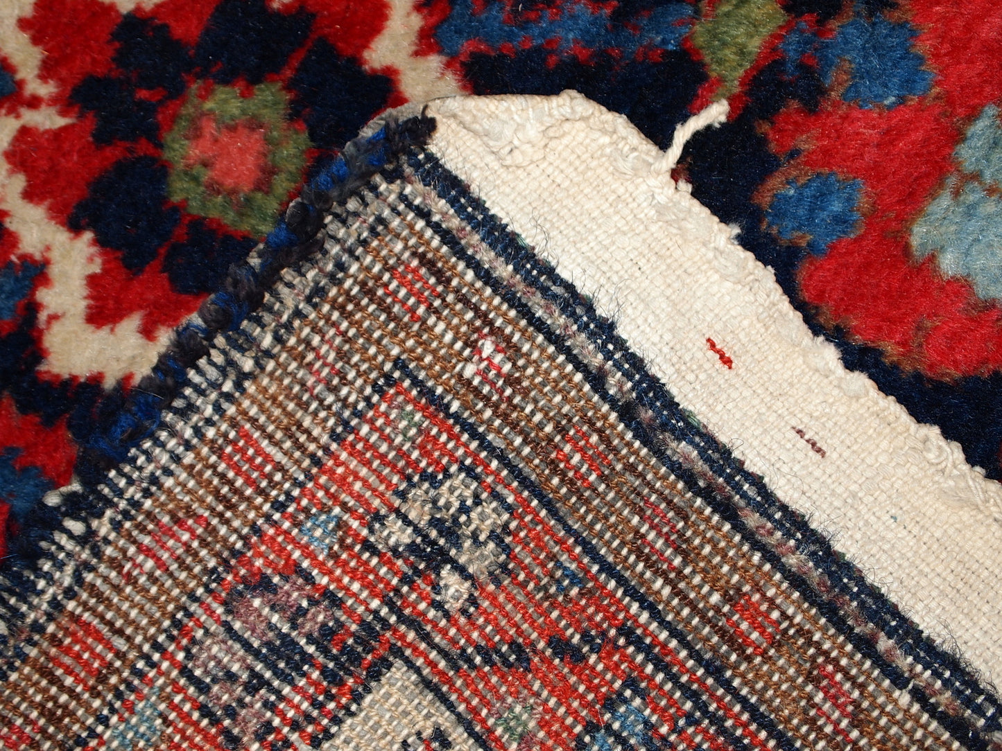 Handmade antique Persian Malayer runner 5.5' x 11.6' (170cm x 356cm) 1920s - 1C323 - One Royal Art
