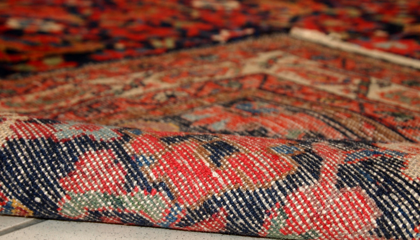 Handmade antique Persian Malayer runner 5.5' x 11.6' (170cm x 356cm) 1920s - 1C323 - One Royal Art