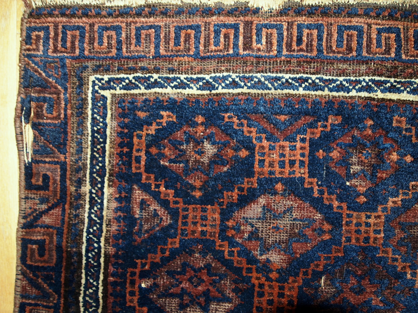 Antique hand made Afghan Baluch bag face in original condition with some wear due to age.