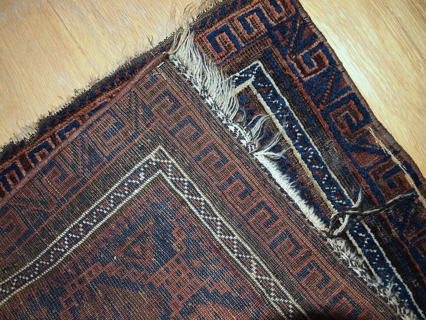 Handmade antique collectible Afghan Baluch bag face, 1900s