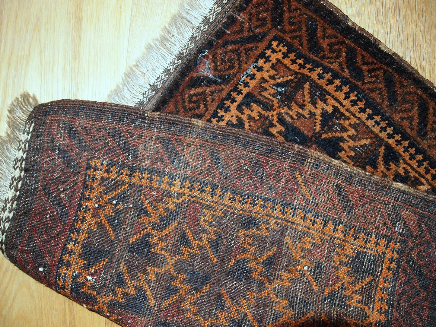 Handmade antique collectible Afghan Baluch bag face, 1920s