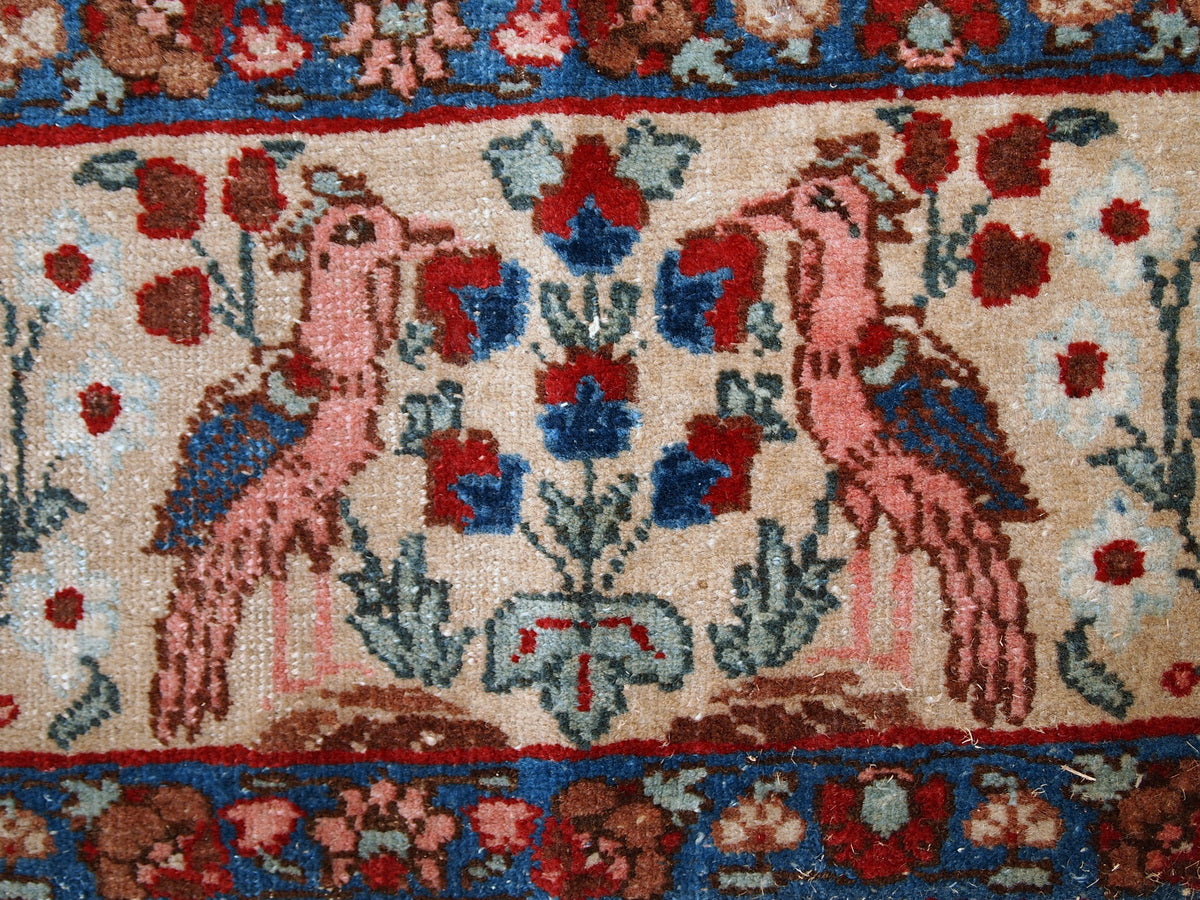Handmade antique Persian Tabriz rug 6,2' x 9.5' (190cm x 292cm) 1920s - 1C409 - One Royal Art