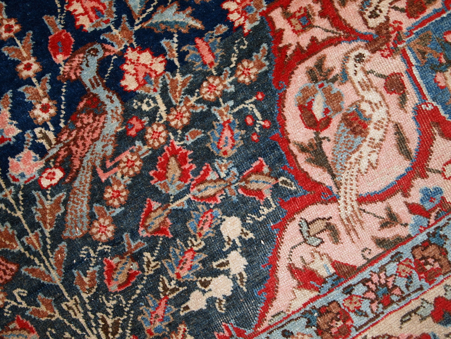 Handmade antique Persian Tabriz rug 6,2' x 9.5' (190cm x 292cm) 1920s - 1C409 - One Royal Art
