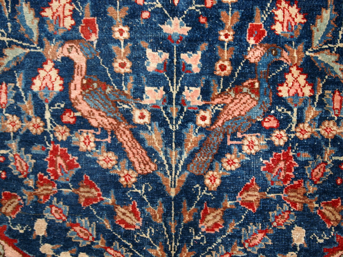 Handmade antique Persian Tabriz rug 6,2' x 9.5' (190cm x 292cm) 1920s - 1C409 - One Royal Art