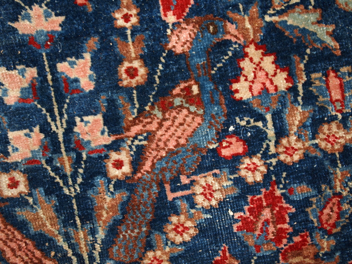 Handmade antique Persian Tabriz rug 6,2' x 9.5' (190cm x 292cm) 1920s - 1C409 - One Royal Art