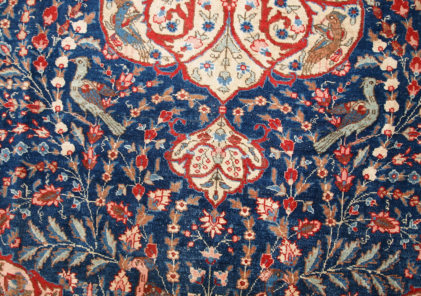 Handmade antique Persian Tabriz rug 6,2' x 9.5' (190cm x 292cm) 1920s - 1C409 - One Royal Art