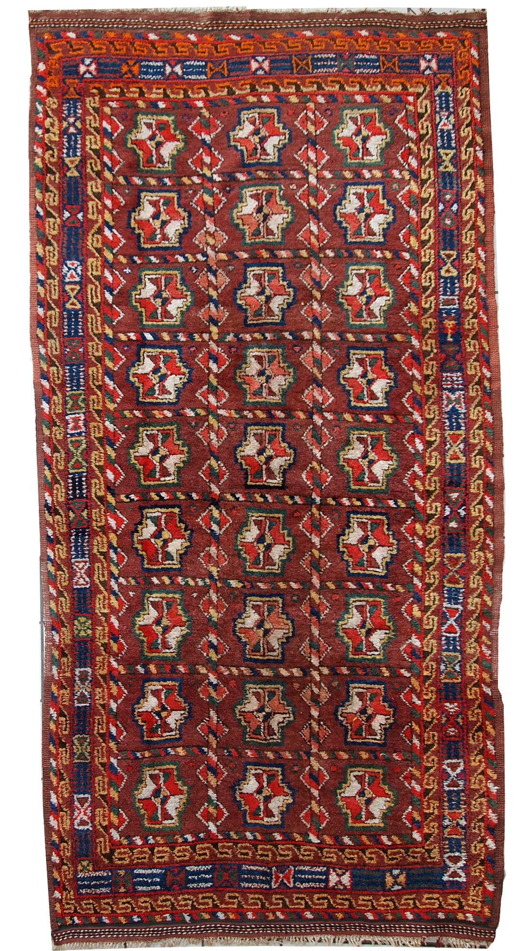 Handmade antique Persian Kurdish rug, 1920s