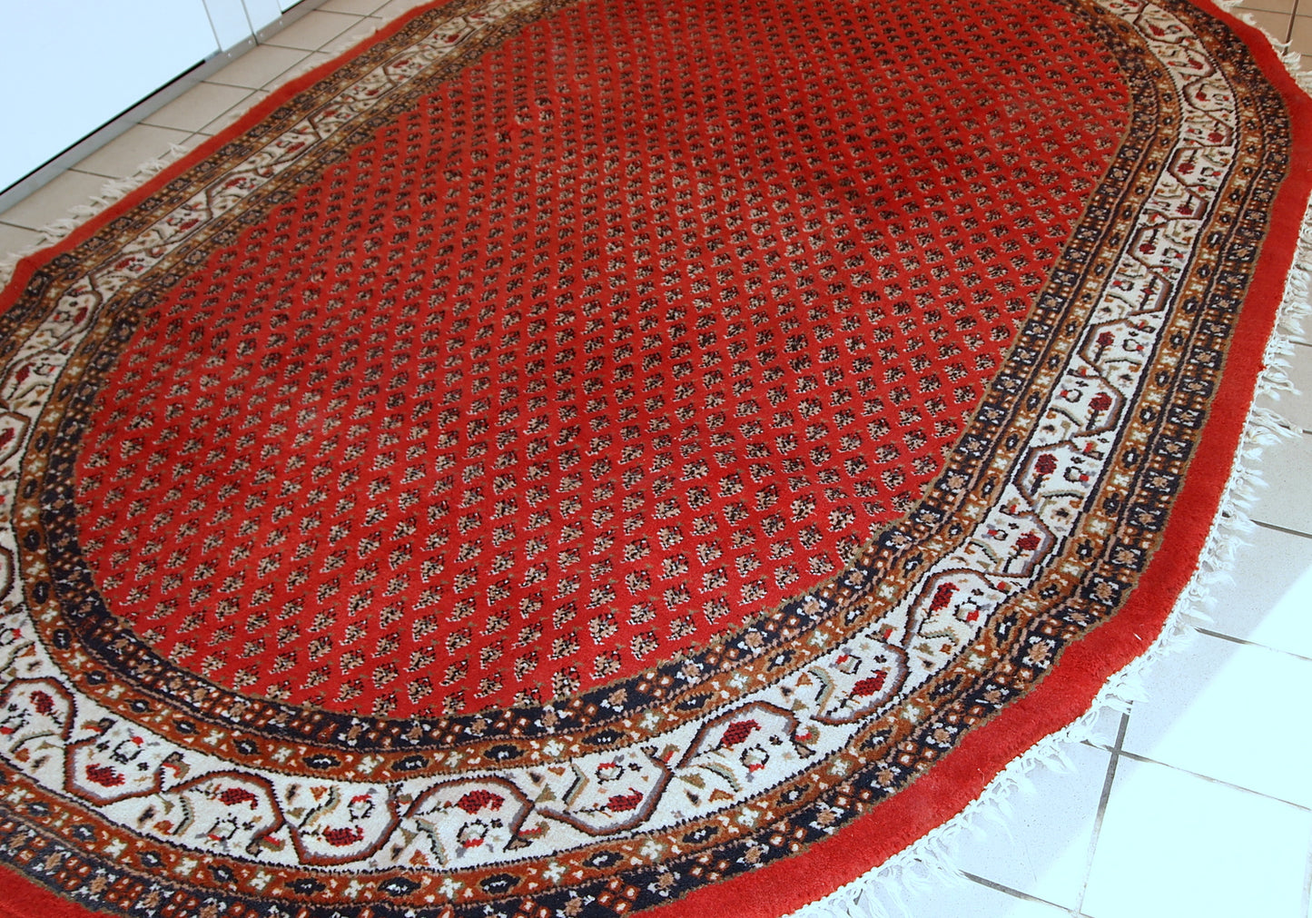 Handmade vintage Indo-Seraband rug, 1980s