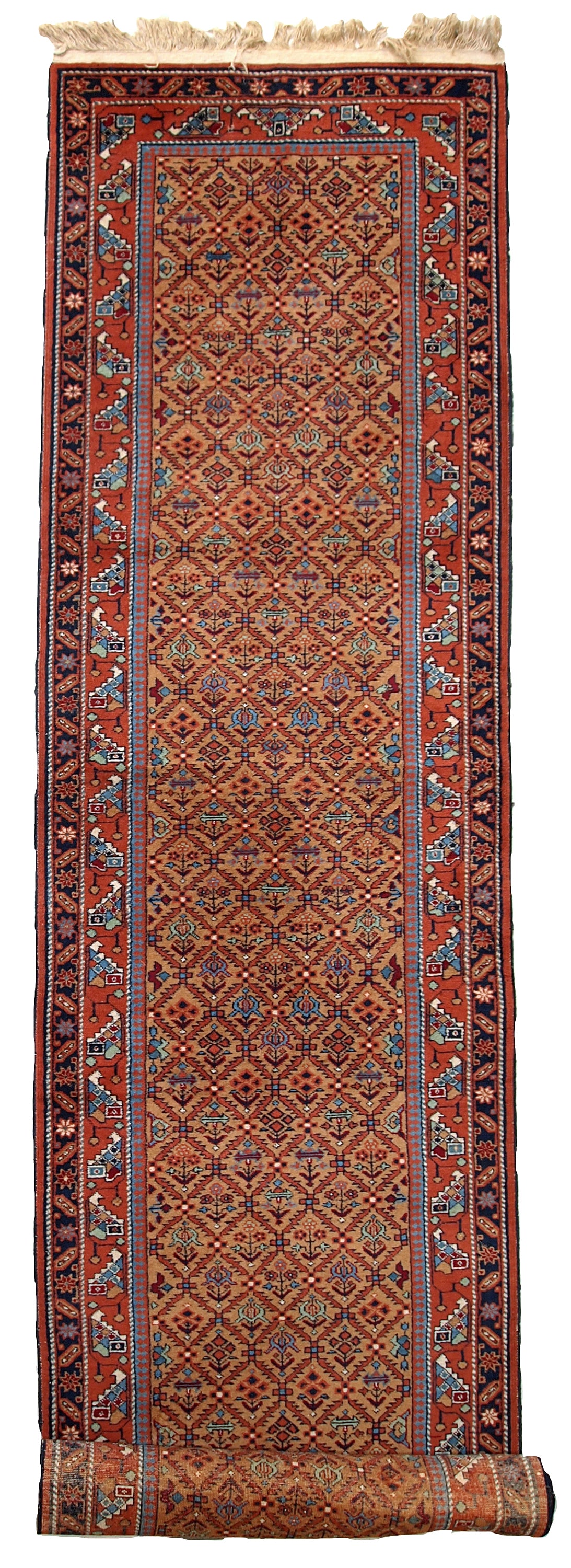 Vintage Persian Hamadan runner, 1960s