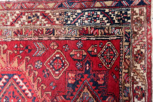 Handmade vintage Persian Malayer runner 1930s