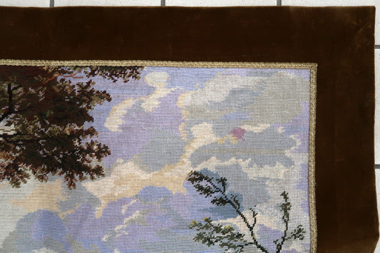 Vintage French Tapestry 1960s