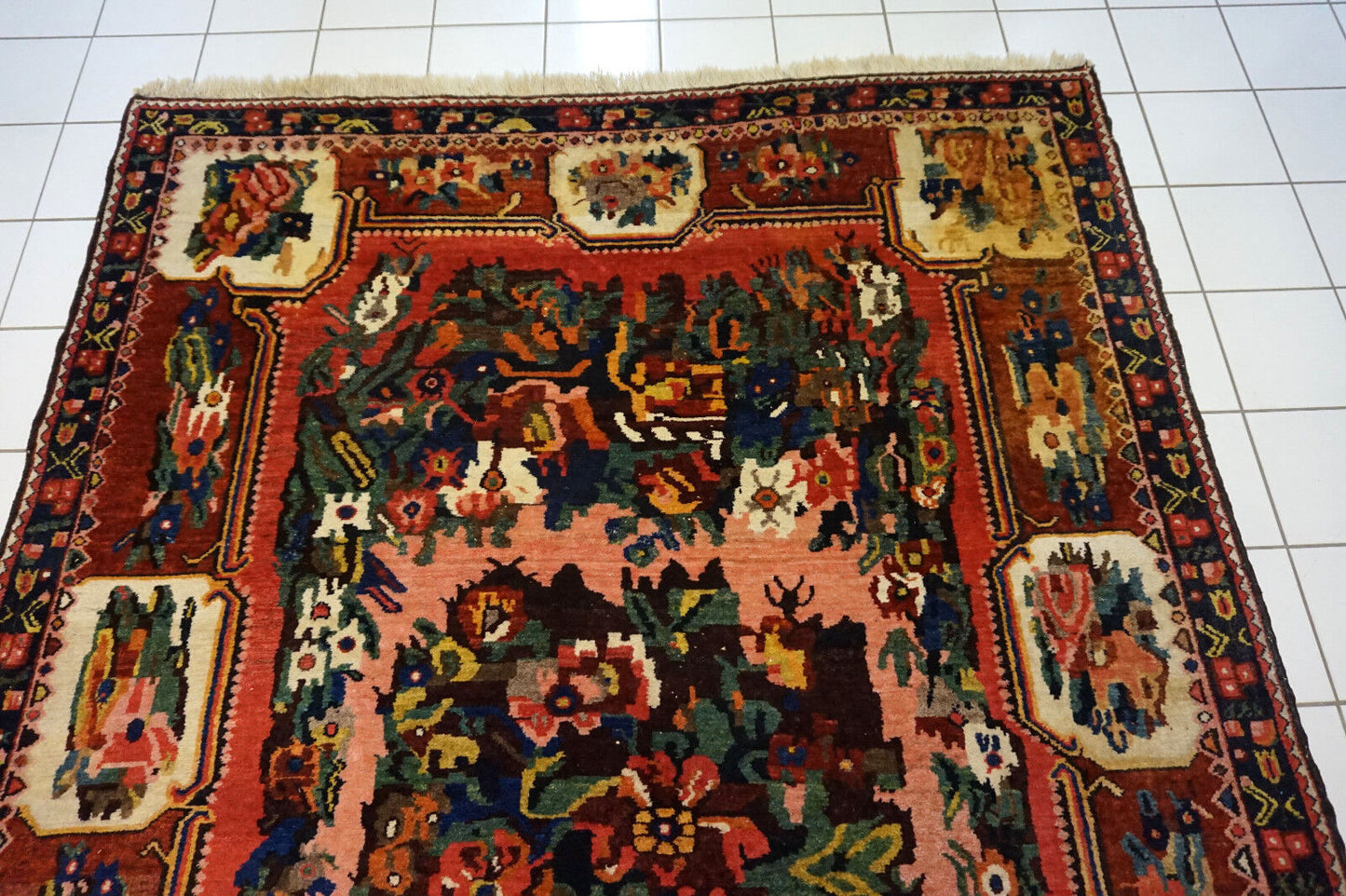 Handcrafted Wool Rug from the 1970s