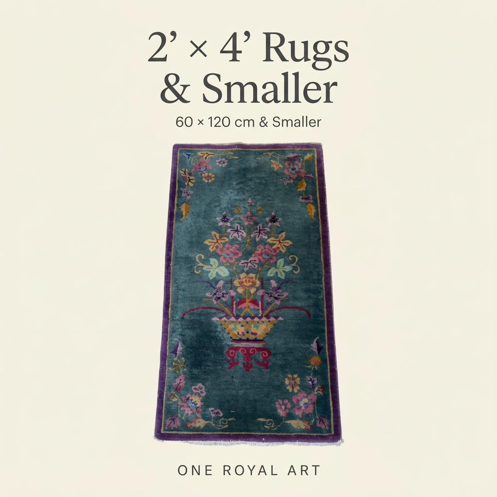 2′ × 4′ and smaller rug collection cover
