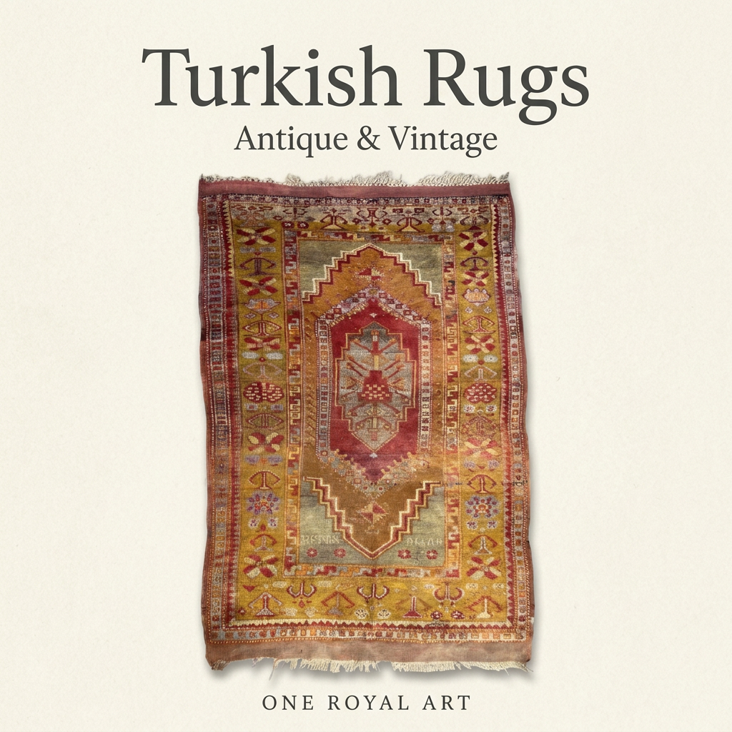 Turkish Rugs collection cover based on antique rug 1B1025