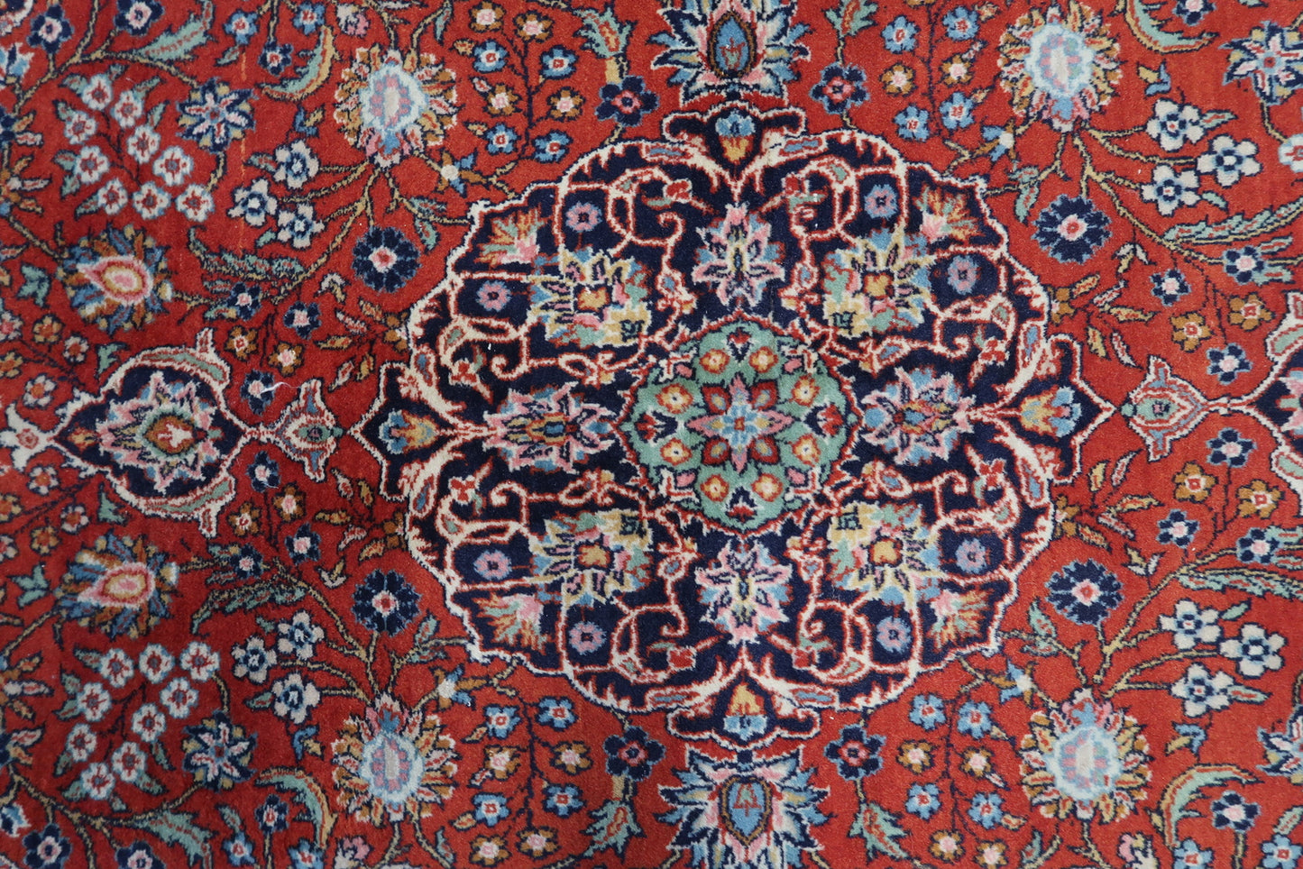 Close-up view showcasing the intricate details and exceptional craftsmanship of the floral design.