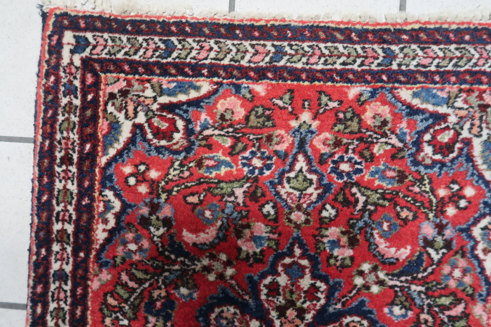 Close-Up Detail - Handmade Persian Wool Rug