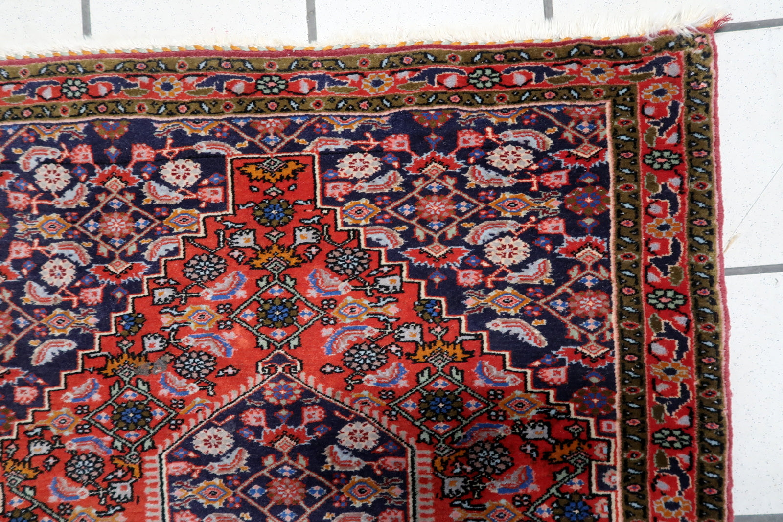 Close-Up Detail - Intricate Tabriz Patterns