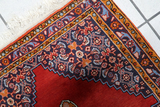 Close-up of central medallion showing intricate geometric motifs

