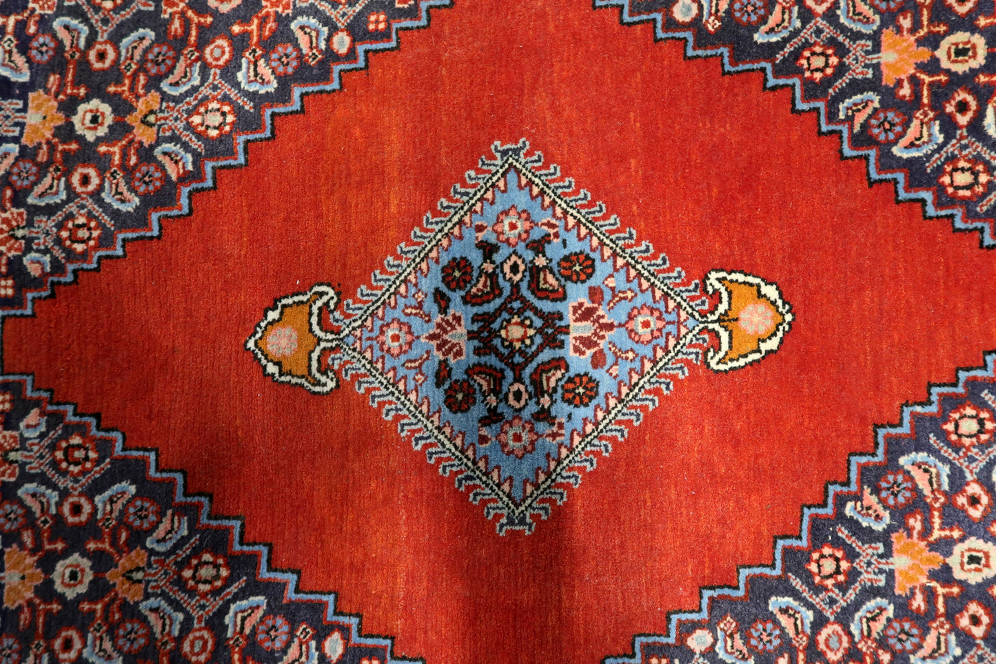 Corner spandrel filled with highly detailed geometric patterns

