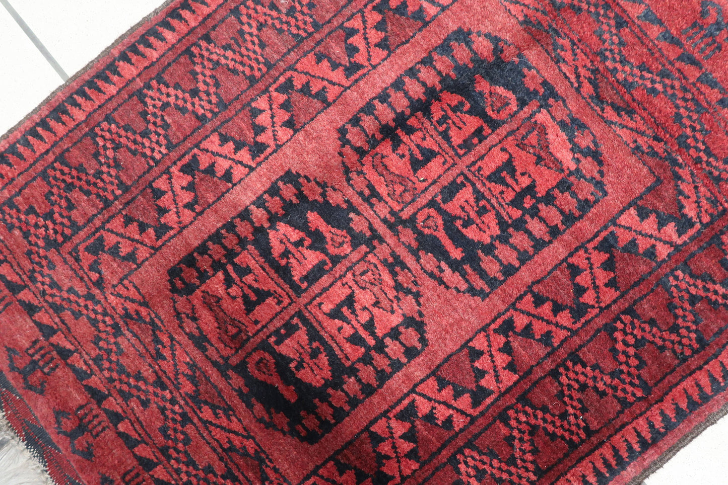 Ersari Woolen Detail - Vintage Rug