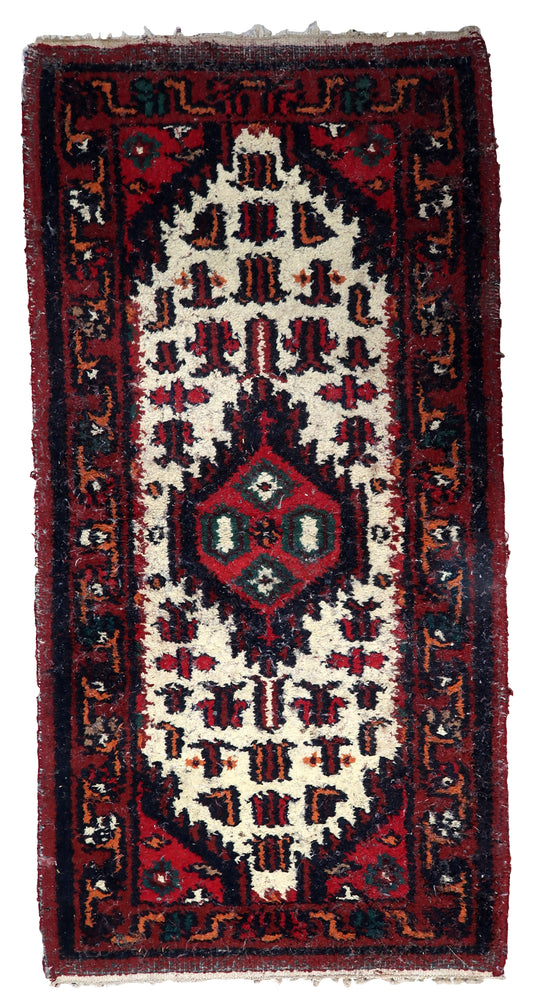 Vintage Persian-Style Hamadan Rug - Main Image - Front View