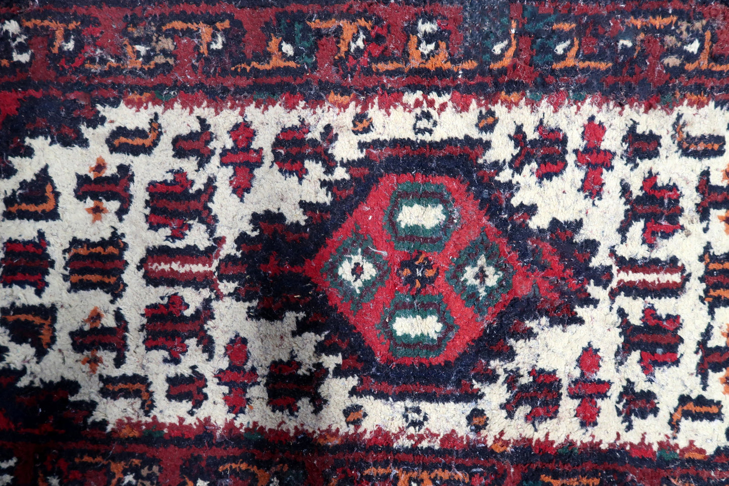 Back View of Exquisite Vintage Persian-Style Rug
