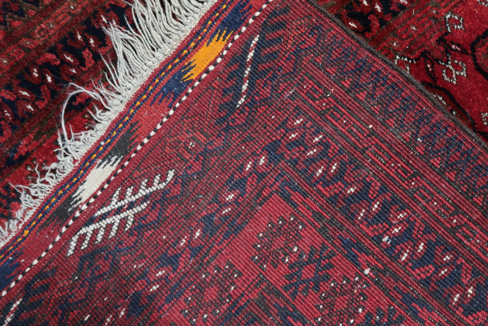 Reverse Side of the Afghan Ersari Runner