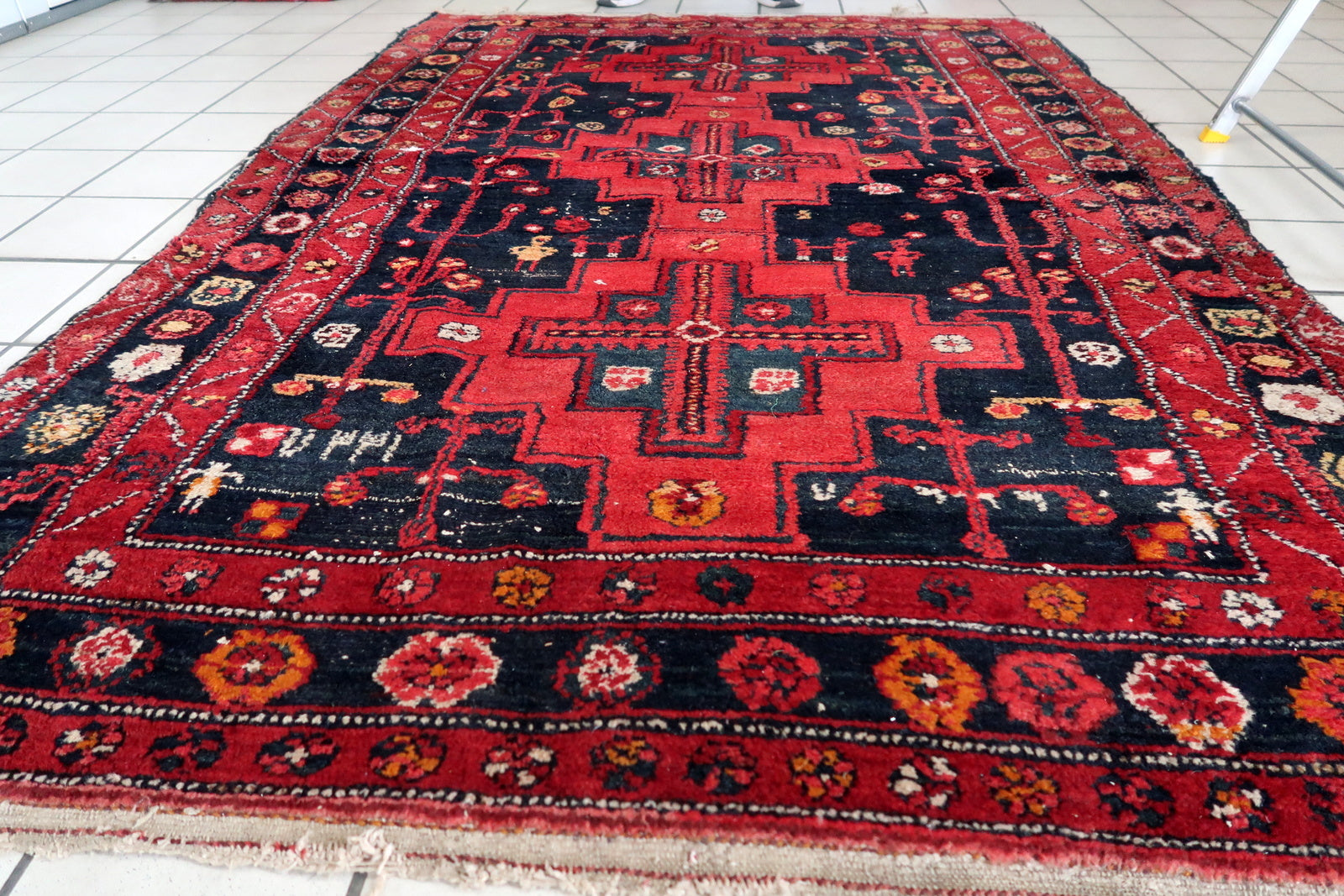 Bright Red Wool Pile Texture