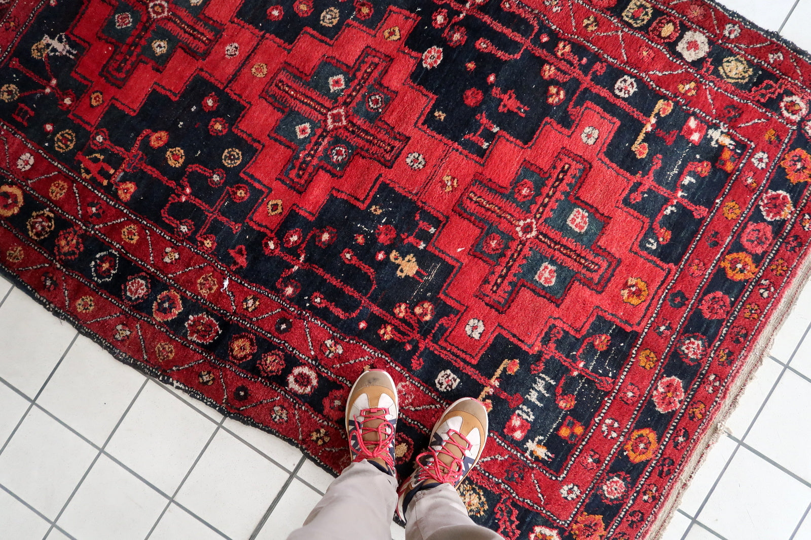 Vintage Oriental Rug - Persian Hamadan