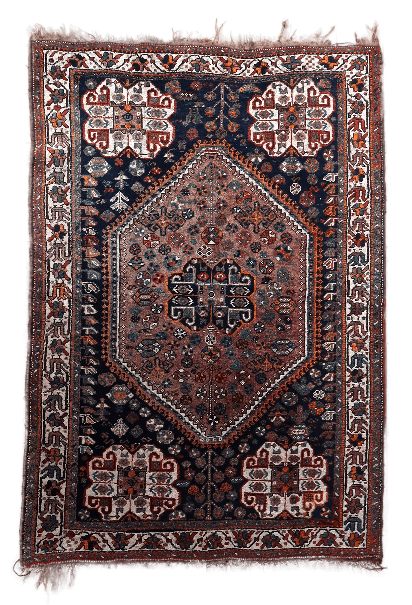 Vintage Persian Hamadan Rug - Main Image