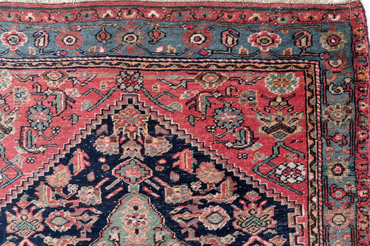 Close-up of Antique Rug's Corner
