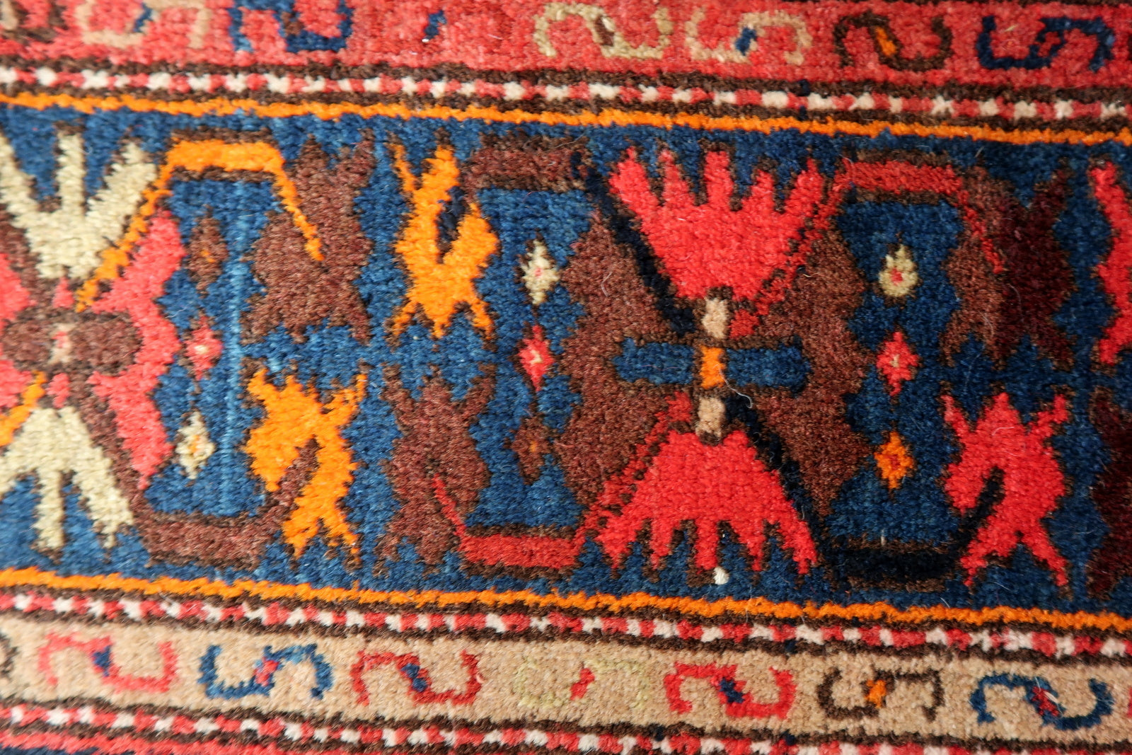 Close-Up of Persian Rug's Traditional Pattern - Artful Craftsmanship