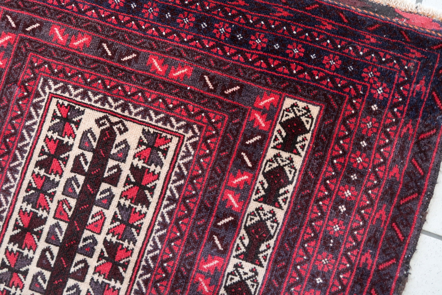 Close-Up of the Rug's Central Design