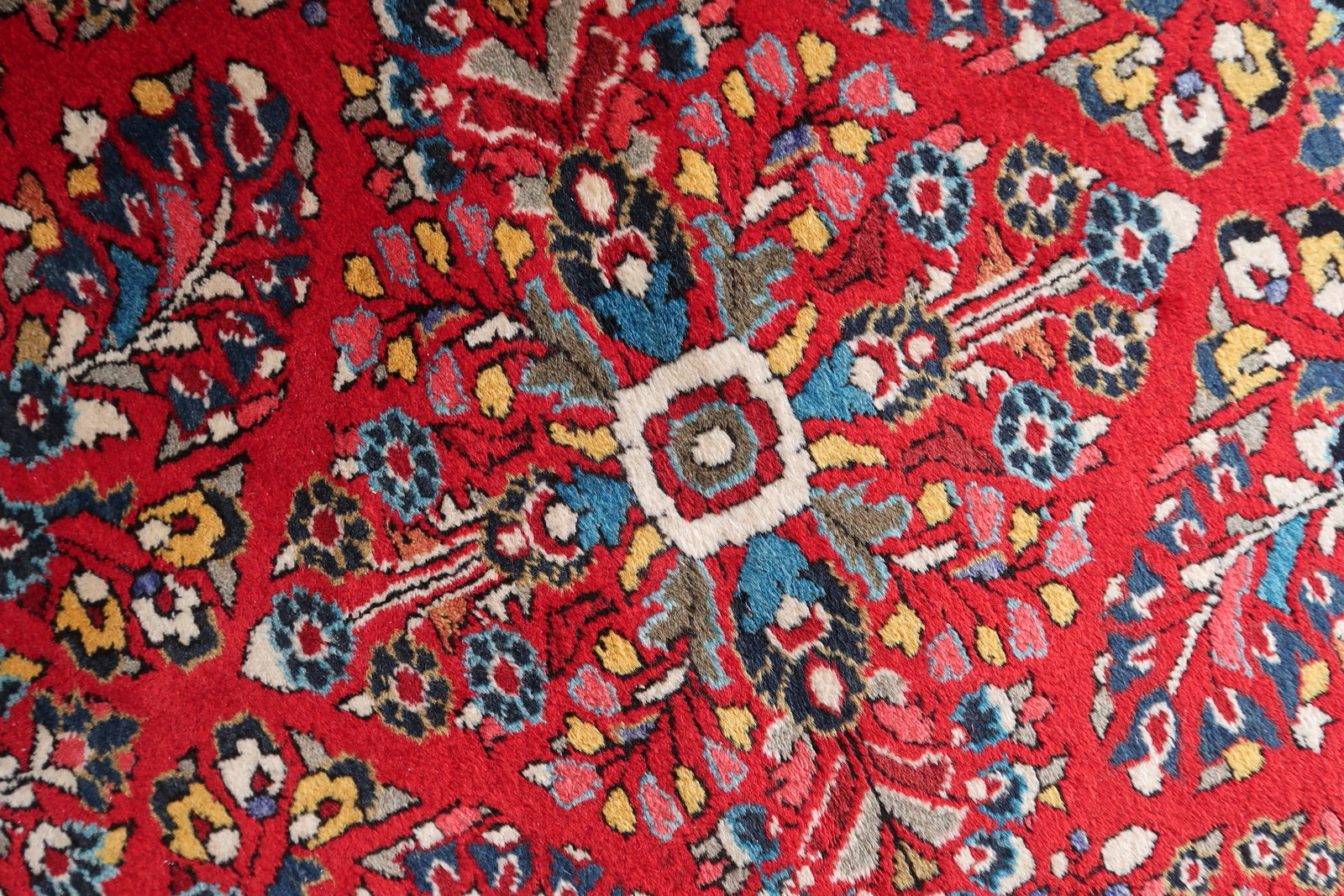 1950s vintage textile with Middle Eastern artistry.