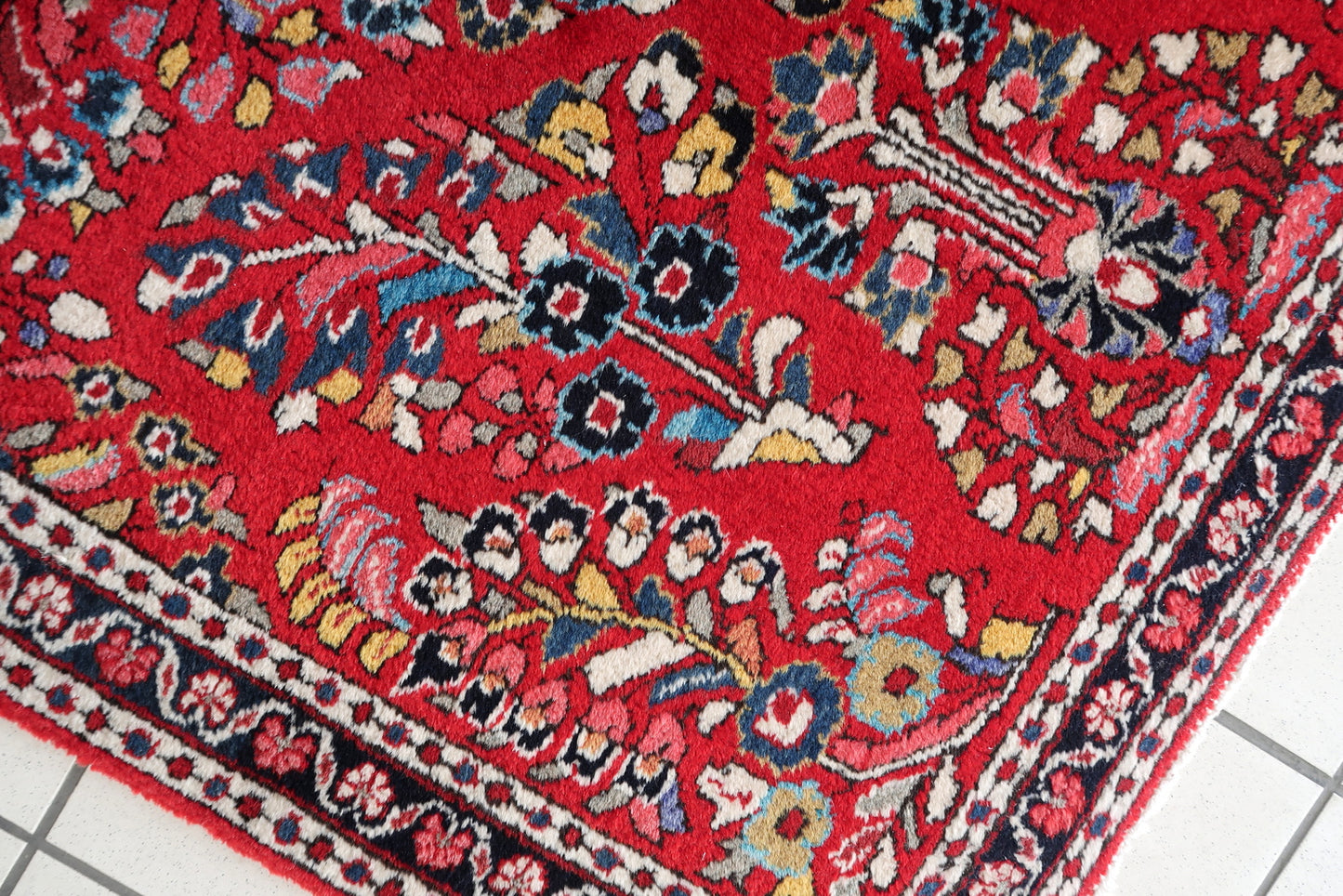 Original good condition of the rug.