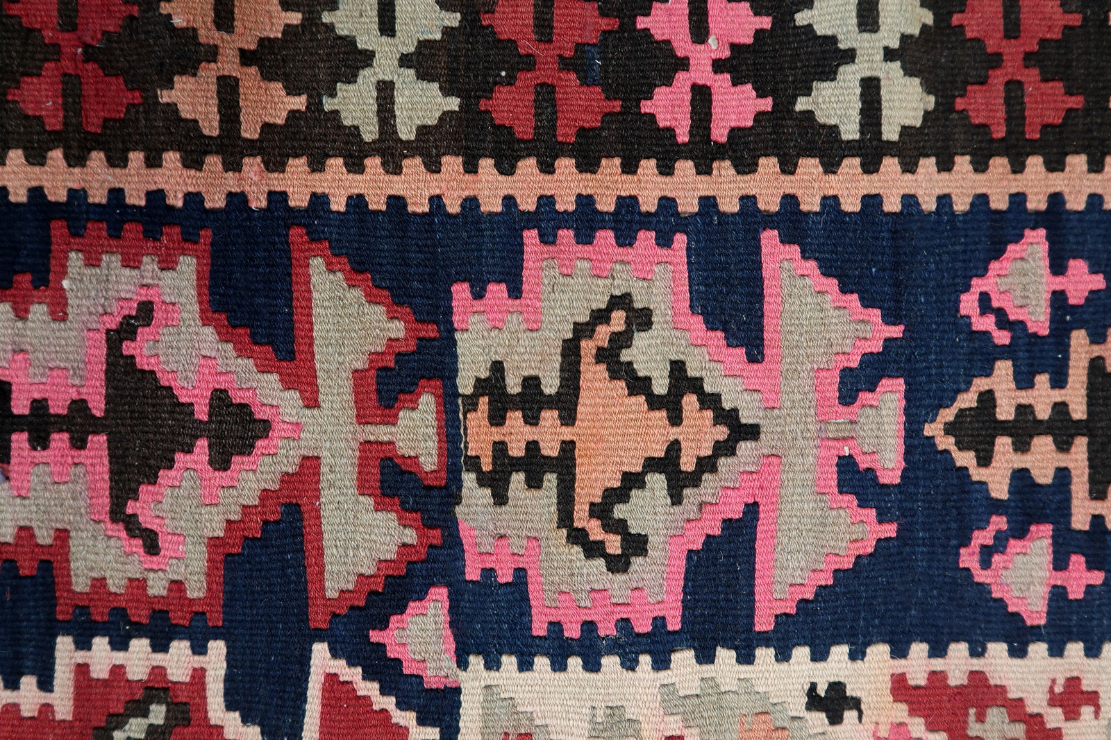 Large Handmade Kilim from Afghanistan - Unique Design