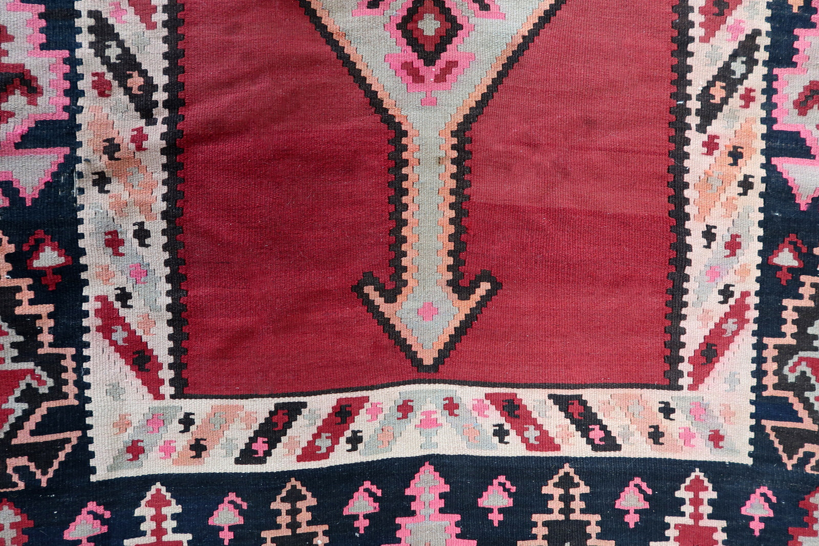 Antique Herati Kilim in Good Condition