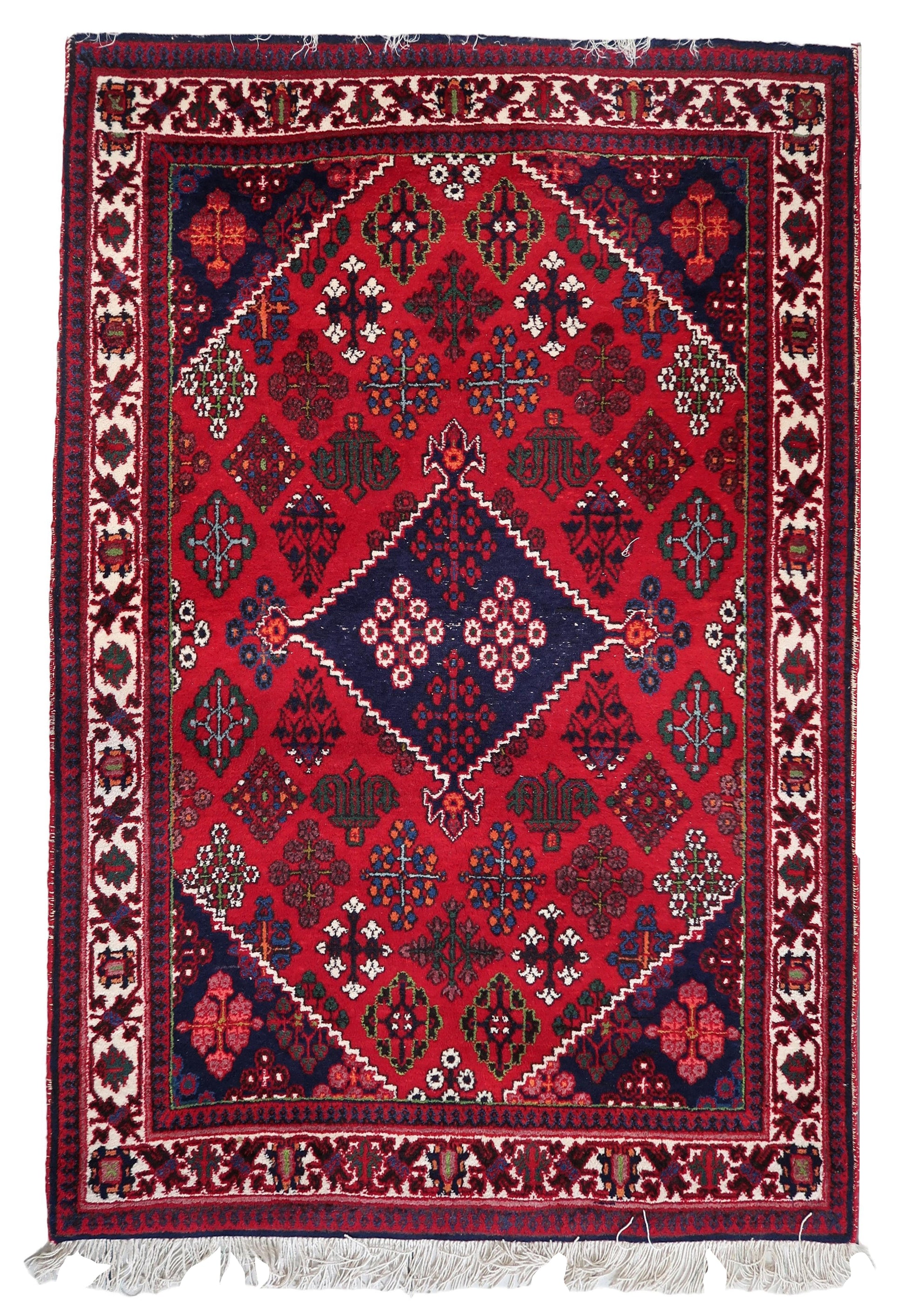 Timeless Elegance - Handmade Vintage Persian Joshagan Rug