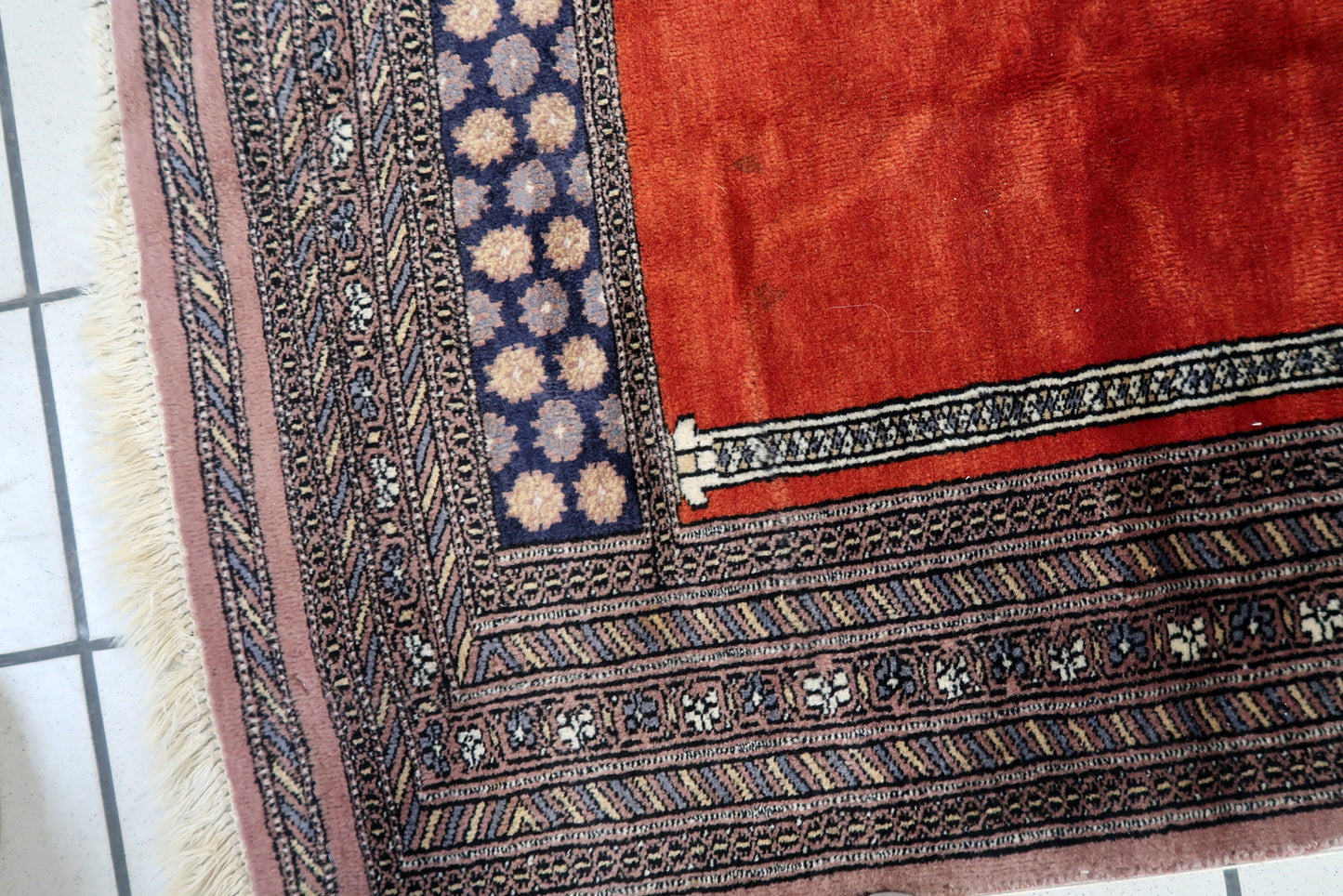 Close-up of the innermost thin white border providing a subtle contrast