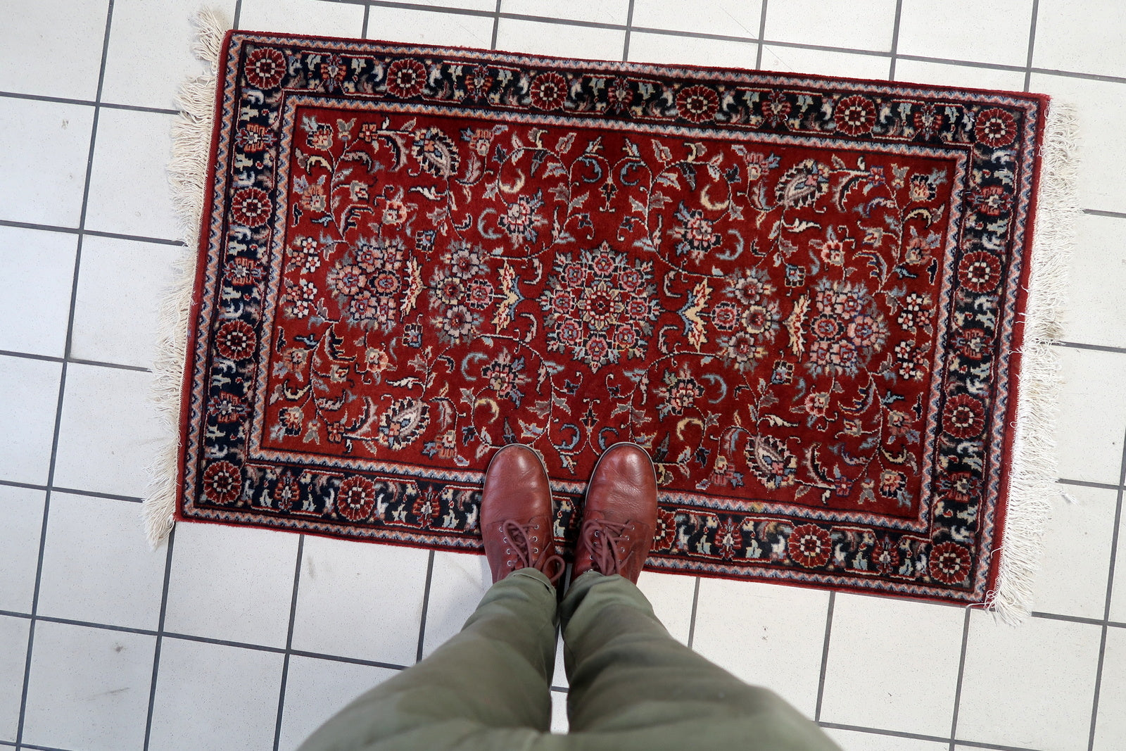 Close-up of the outermost layer boasting detailed artwork reminiscent of traditional Persian craftsmanship