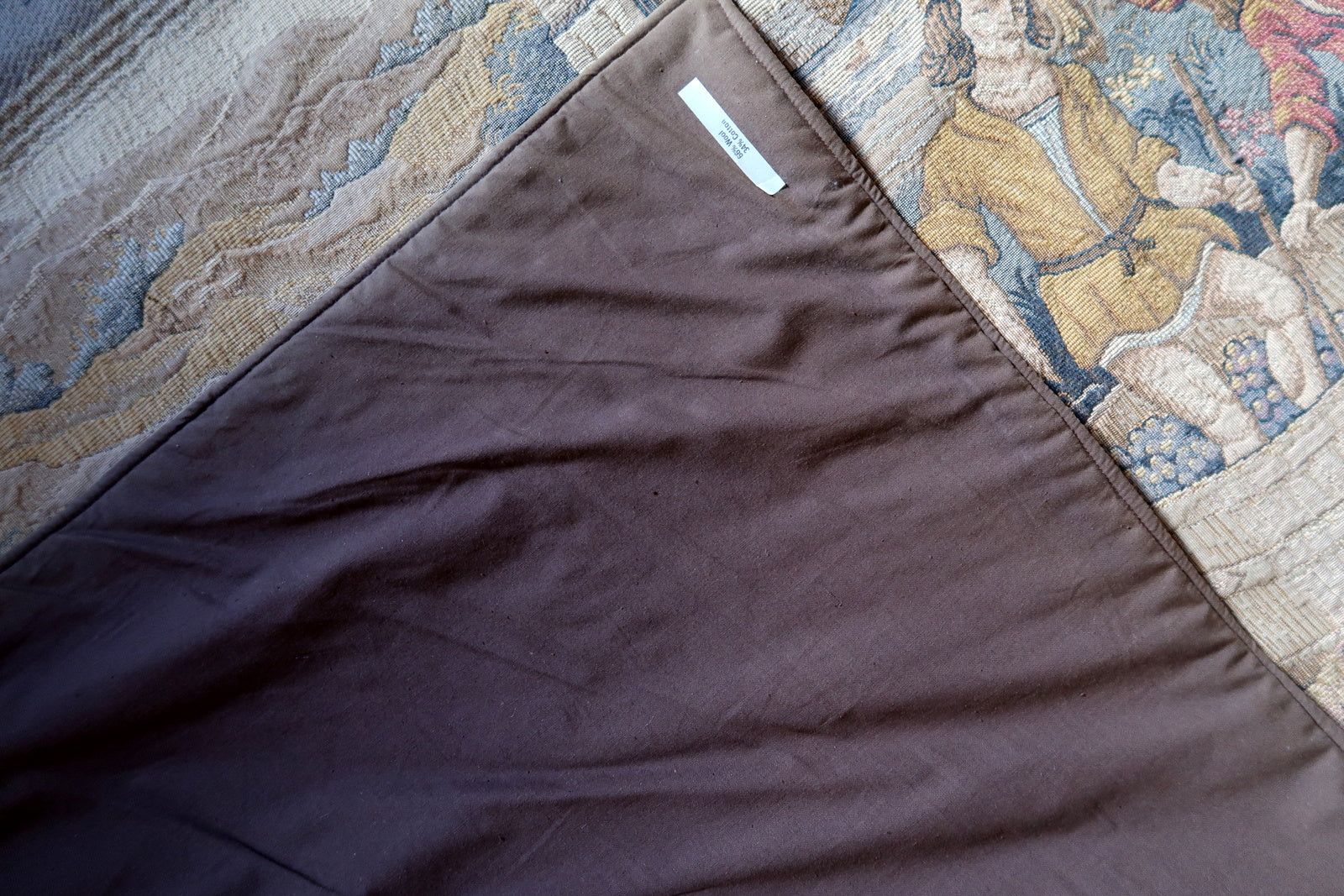 Waymel's distinctive artistic style in woven form

