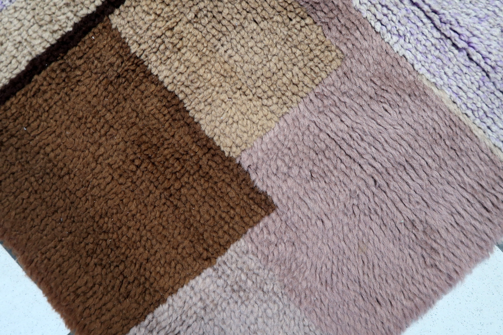 Angle shot capturing the runner's bold presence in a minimalist interior setting.

