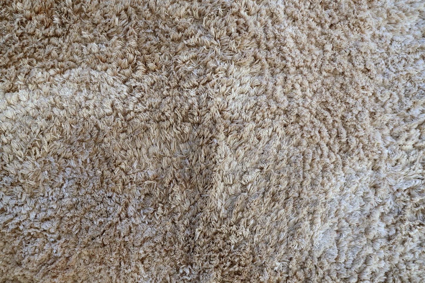 Vintage 1960s Scandinavian shag rug, Flokati style with thick high pile