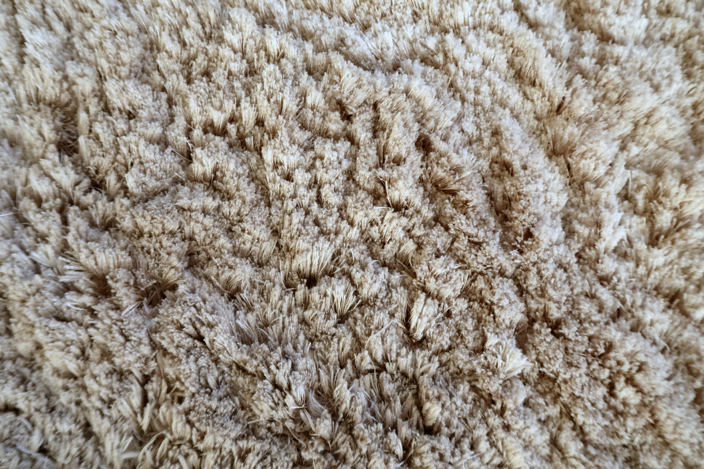 1960s Scandinavian shag rug, minimalist design with neutral tones