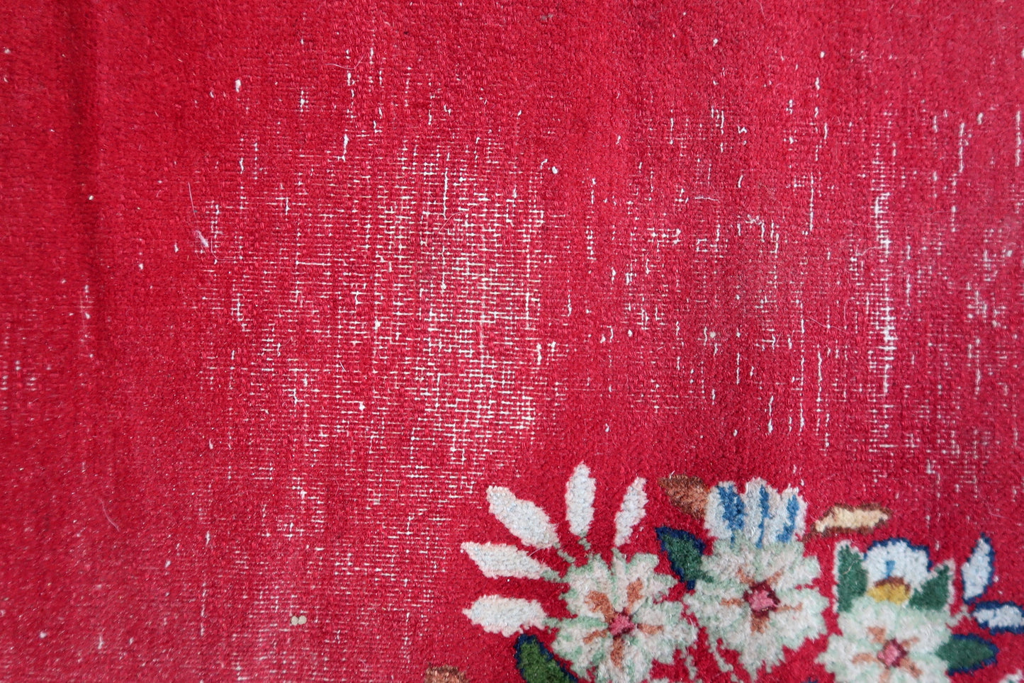Large vintage Persian rug, Kerman style with all-over floral pattern