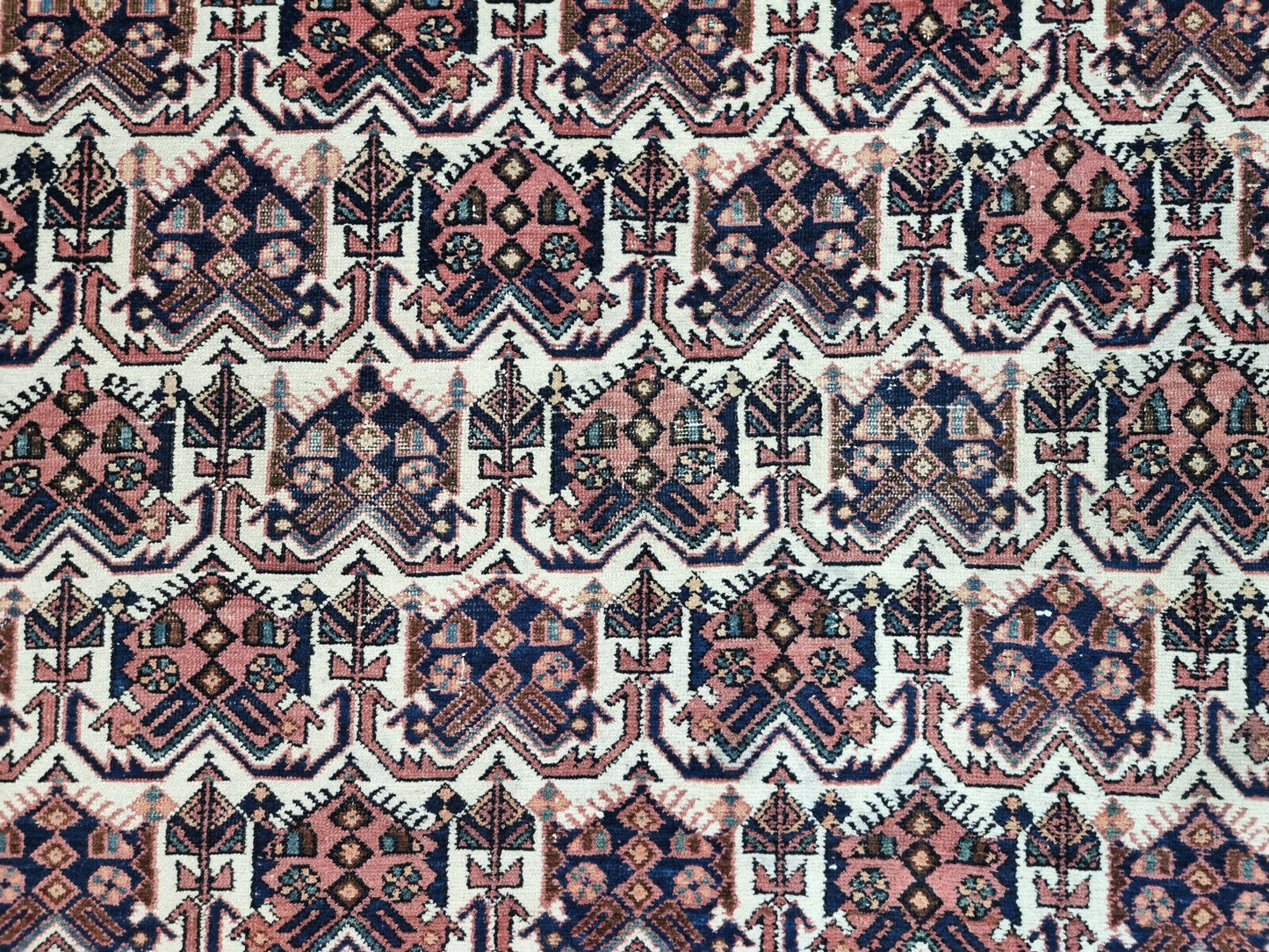 Heritage underfoot: Handcrafted Afshar rug in timeless design (wool, 5.3' x 6.9').