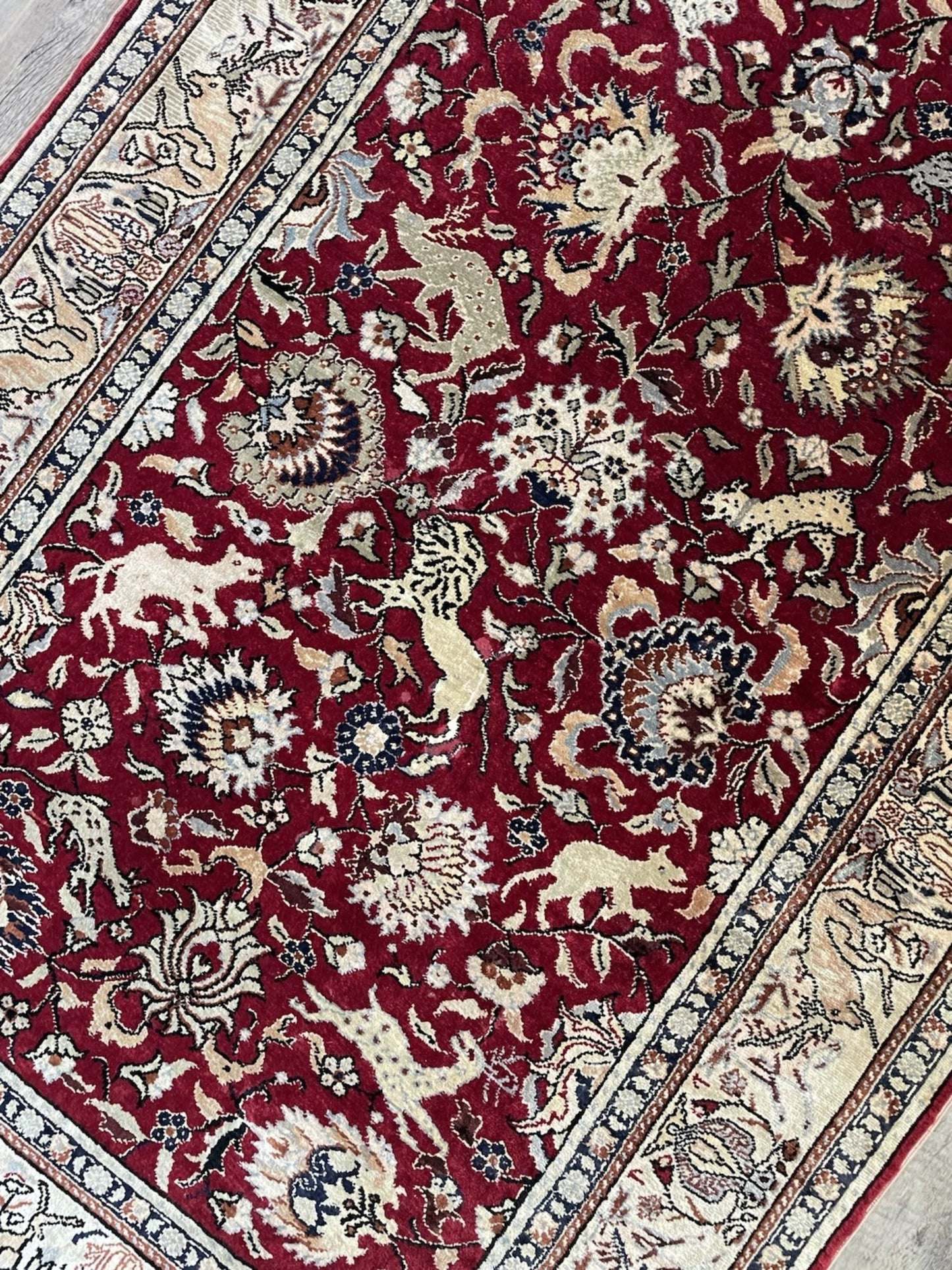 Multiple floral elements in precise arrangement


