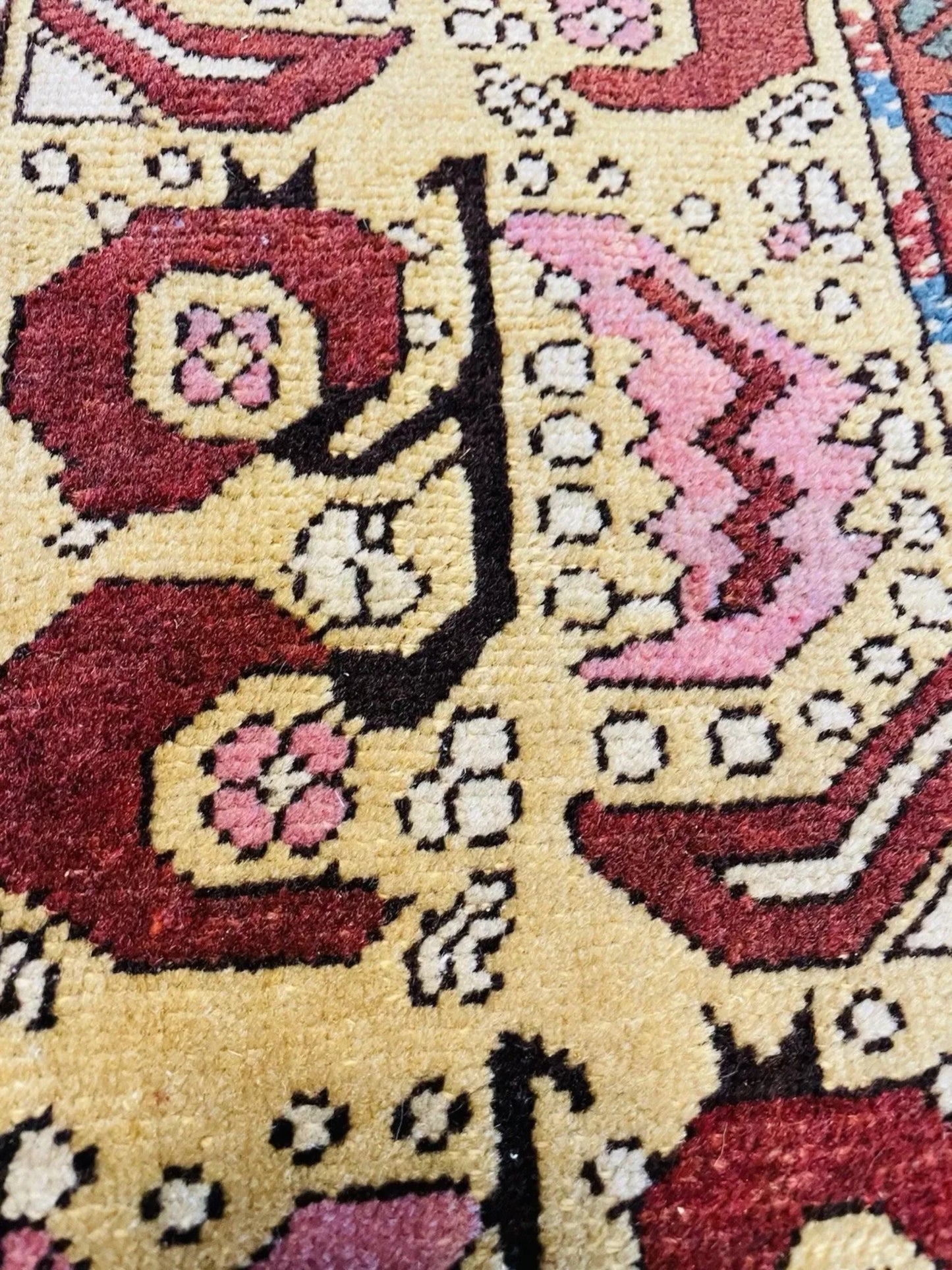 Close-up of intricate geometric pattern details

