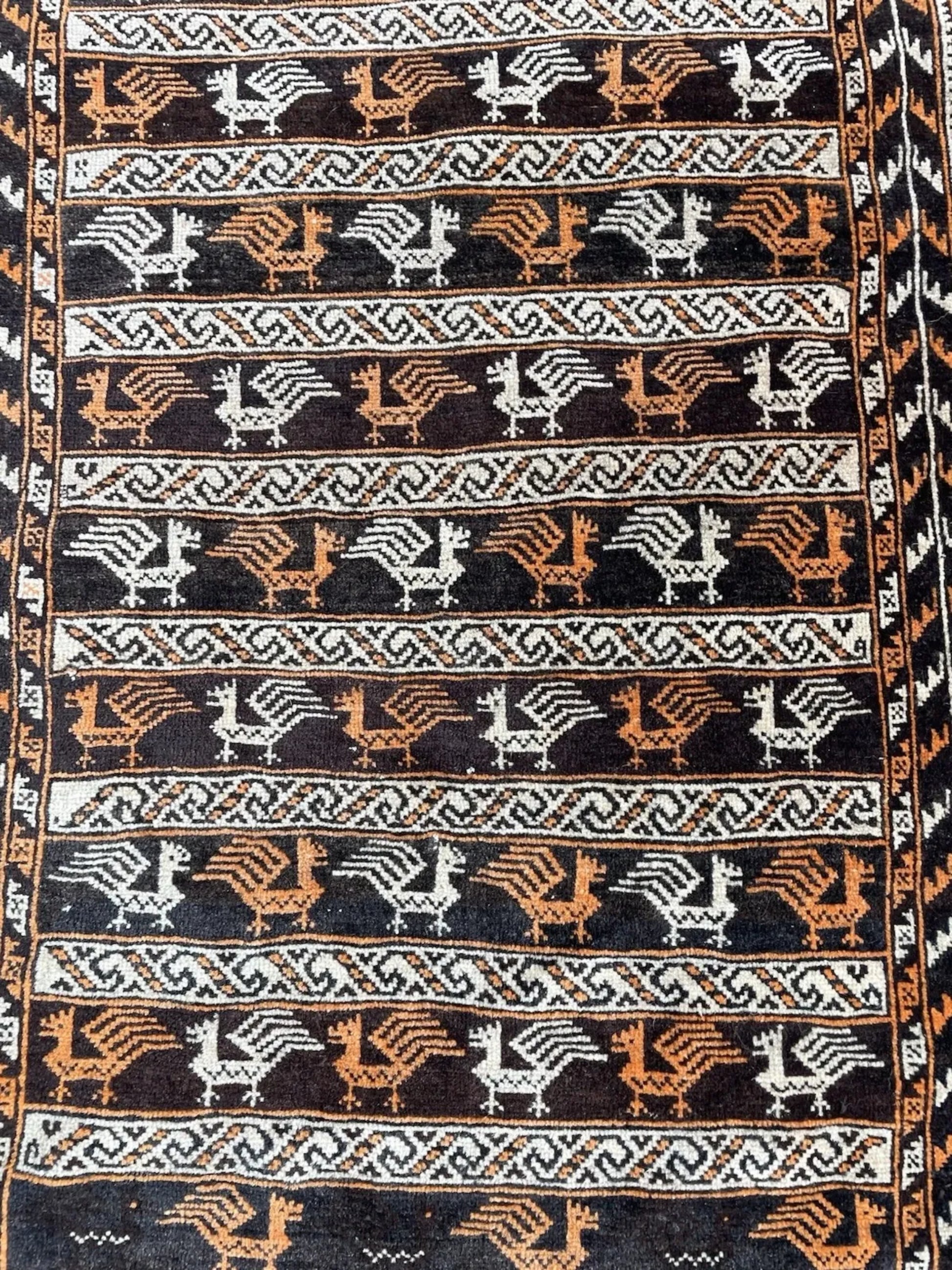 Repeating medallions on deep red field

