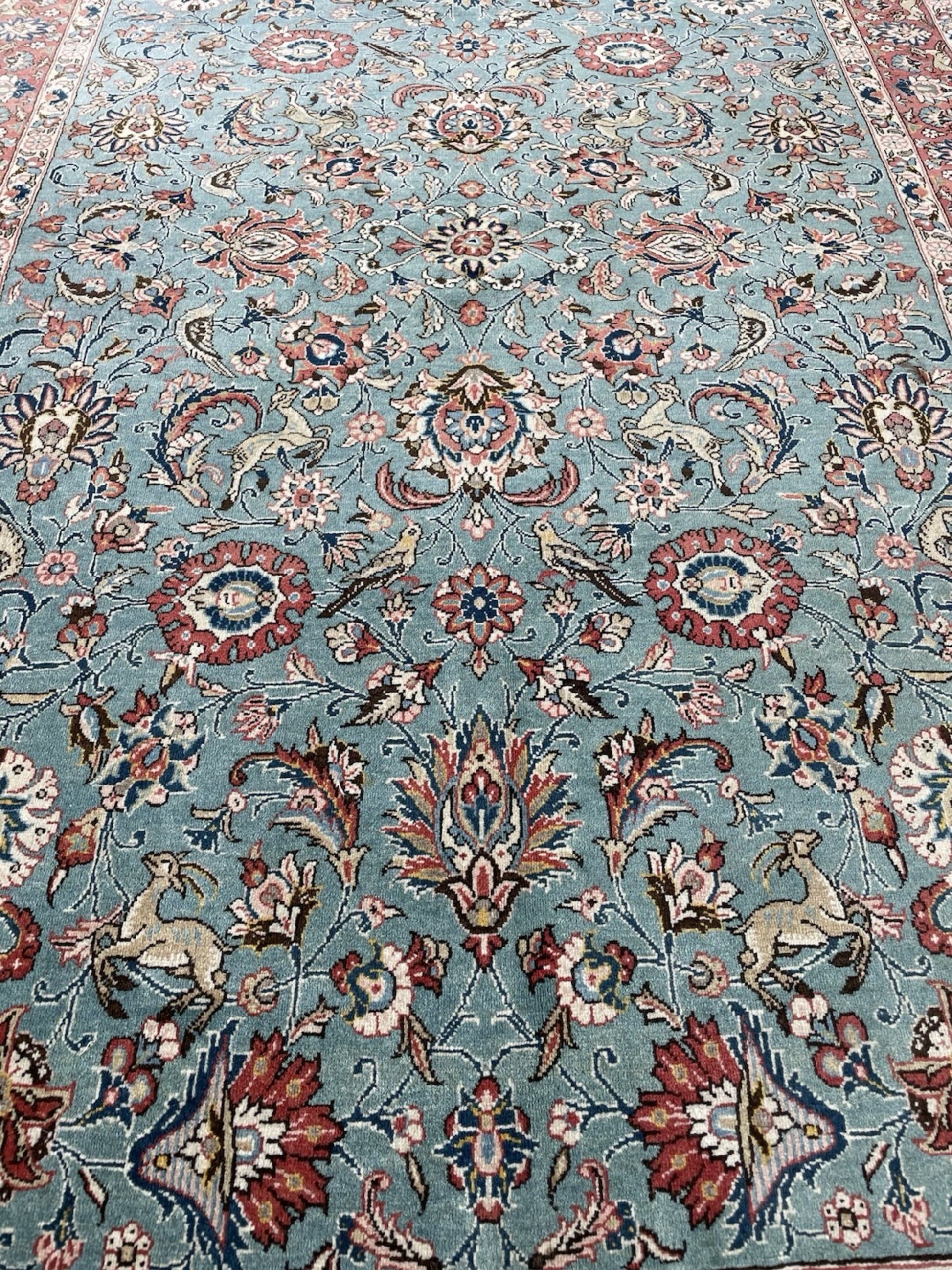 Traditional Kazvin weaving techniques visible

